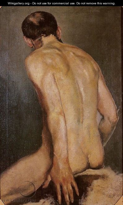 Nude Male Study - Jacek Malczewski