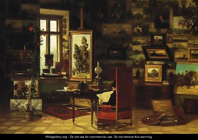 Studio Interior - Wladyslaw Aleksander Malecki