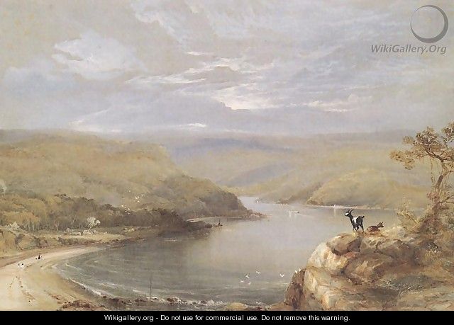 View across an Inlet - Conrad Martens