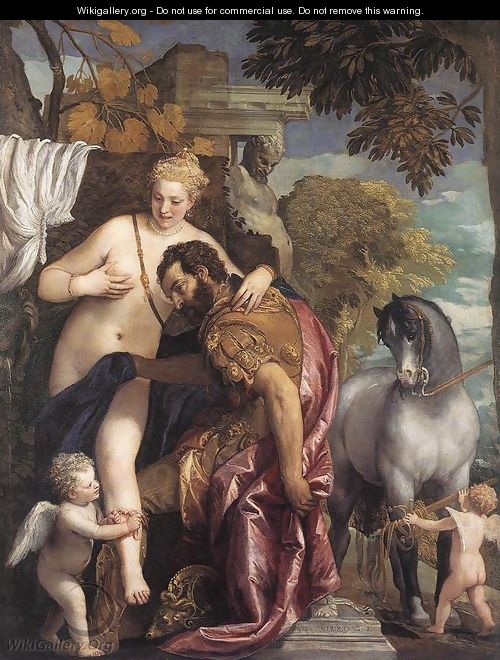 Mars and Venus (Marte e Venere incatenati da Amore) - Paolo Veronese (Caliari)