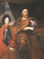 Portrait of John III Sobieski and his Son Jacob - Jan Tricius