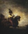 Uhlan on Horseback - Aleksander Orlowski