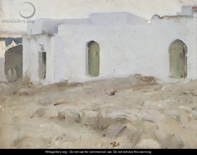 Moorish Buildings on a Cloudy Day - John Singer Sargent