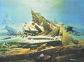 Wreck of the Hope - Caspar David Friedrich