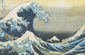 Mount Fuji Seen Below a Wave at Kanagawa - Katsushika Hokusai