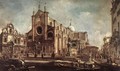 Campo and Church of SS. John and Paul (La chiesa e il campo dei Santi Giovanni e Paolo) - Francesco Guardi