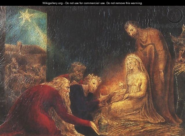 Adoration of the Magi - William Blake