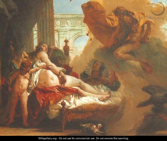 Jupiter Appearing to Danae (Giove appare to Danae) - Giovanni Battista Tiepolo
