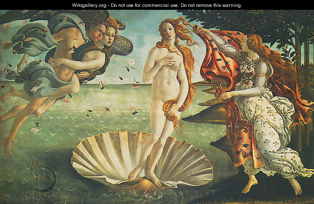 Birth of Venus (La Nascita di Venere) - Sandro Botticelli (Alessandro Filipepi)