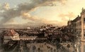 View of Warsaw from the Terrace of the Royal Castle in Warsaw - Bernardo Bellotto (Canaletto)