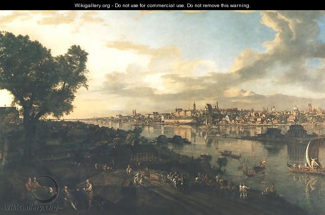 View of Warsaw - Bernardo Bellotto (Canaletto)