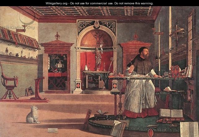 Life of St. Jerome: Vision of St. Augustine (Storie di san Gerolamo: Visione di sant