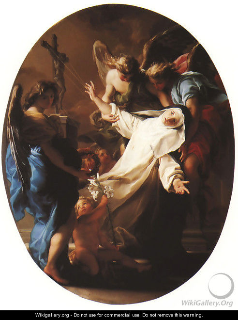 Ecstasy of St. Catherine of Siena - Pompeo Gerolamo Batoni