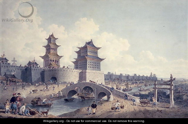 Pingze Men, the Western Gate of Beijing - William Alexander