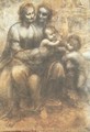 Virgin and Child with St. Anne and the Infant of St. John (Sant'Anna, la Vergine, il Bambino e san Giovannino) - Leonardo Da Vinci