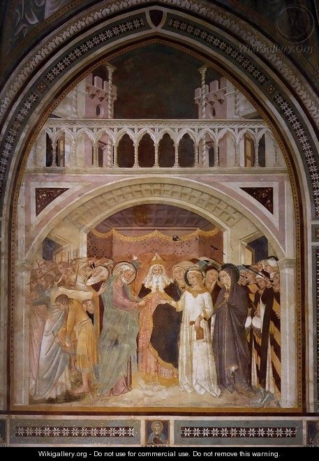 The Betrothal of the Virgin 1360s - Lippo Di Vanni