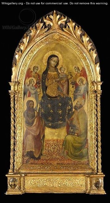Madonna and Child Enthroned - Lippo D`Andrea