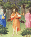 Belles Heures de Duc du Berry -Folio 211- St. John the Baptist in the Wilderness 1408-09 - Jean Limbourg