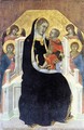 Virgin Enthroned with Child and Four Angels c. 1320 - Pietro Lorenzetti