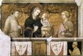 Madonna with St Francis and St John the Evangelist c. 1320 - Pietro Lorenzetti