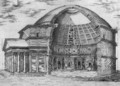 The Pantheon in Rome 1564 - Antonio Lafreri