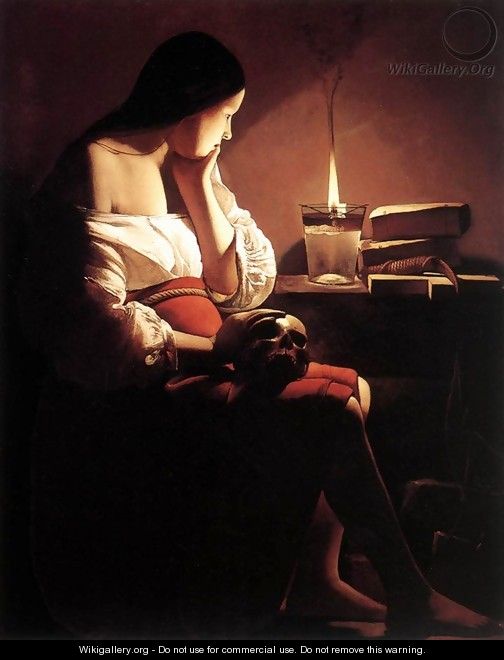 Magdalen with the Smoking Flame c. 1640 - Georges de La Tour