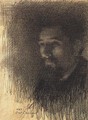 Portrait of the Painter Georges Seurat 1883 - Ernest Joseph Laurent