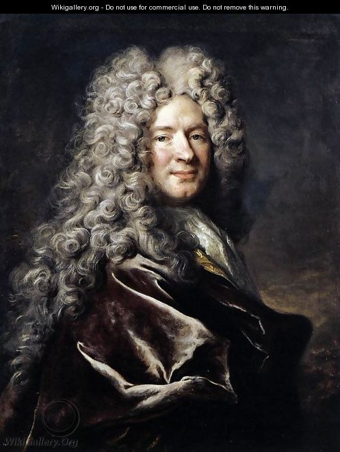Portrait of a Man in a Purple Robe c. 1700 - Nicolas de Largillierre