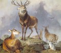 Scene in Braemar- Highland Deer 1857 - Sir Edwin Henry Landseer