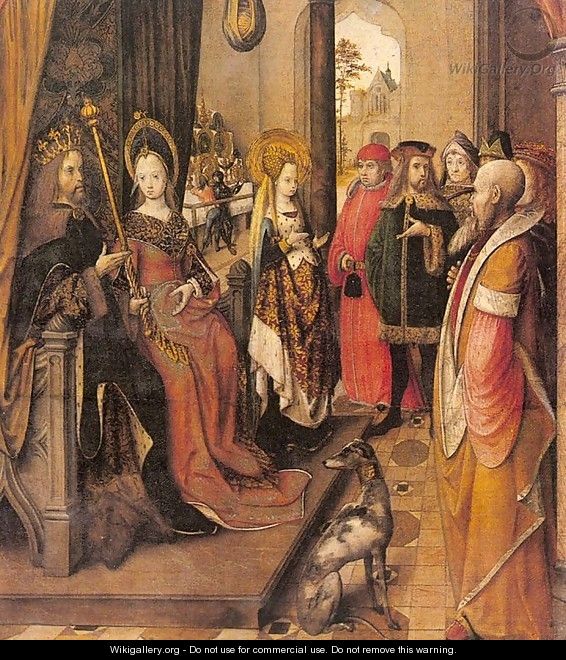 St. Ursula Announces her Pilgrimage to the Court of her Father - Master of the Legend of St. Ursula