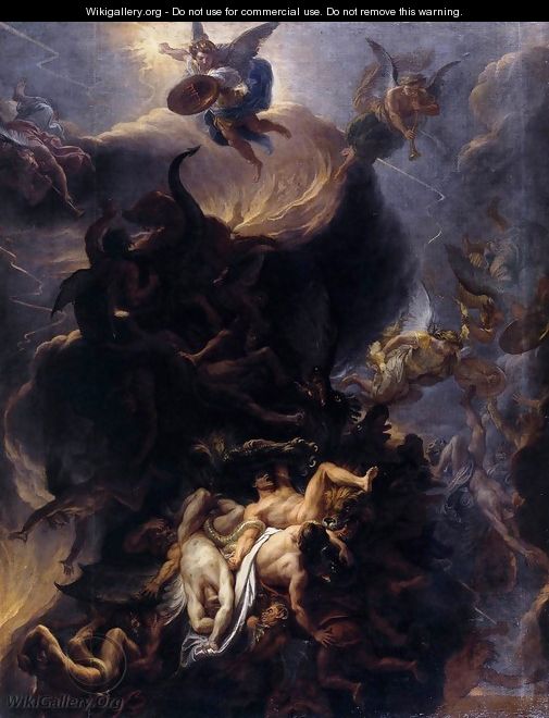 The Fall of the Rebel Angels 1685 - Charles Le Brun
