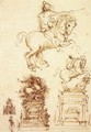 Study for the Trivulzio Equestrian Monument (1) 1508-10 - Leonardo Da Vinci