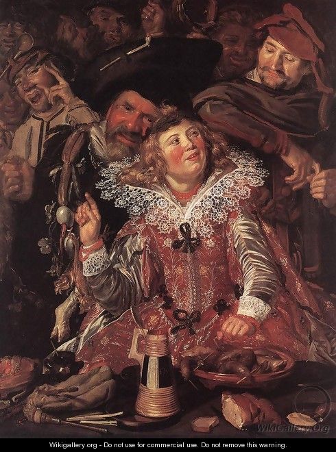 Shrovetide Revellers c. 1615 - Frans Hals