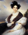 Portrait of Marie J. Lafont-Porcher c. 1835 - Francois-Joseph Kinsoen