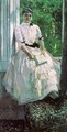 Portrait of the Actress Titiana Liubatovich 1880s - Konstantin Alexeievitch Korovin