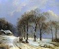 Winter landscape 1838 - Barend Cornelis Koekkoek