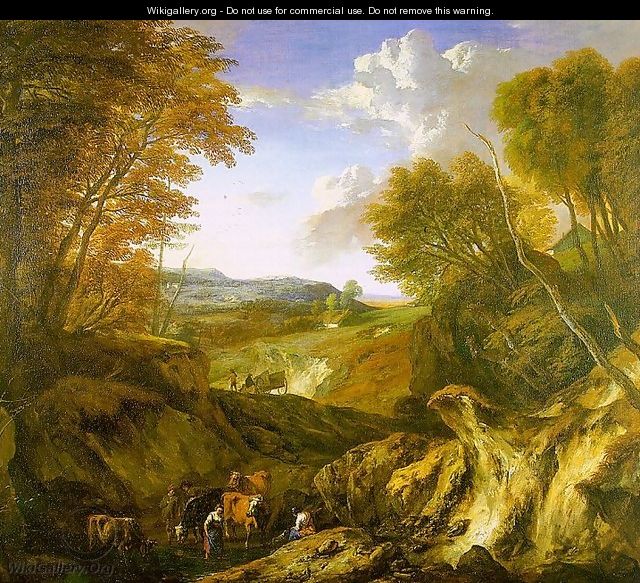 Forested Landscape - Cornelis Huysmans