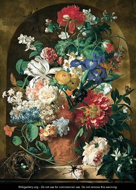 Still-Life of Flowers 1734 - Jan Van Huysum