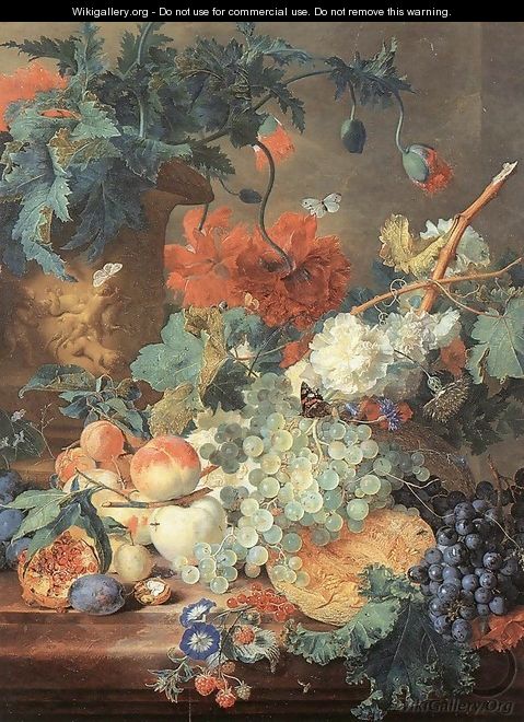 Fruit and Flowers c. 1720 - Jan Van Huysum