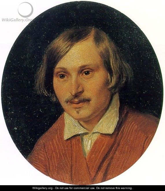 Portrait of Nikolai Gogol 1841 - Alexander Ivanov