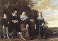 Family Group in a Landscape (1) c. 1648 - Frans Hals