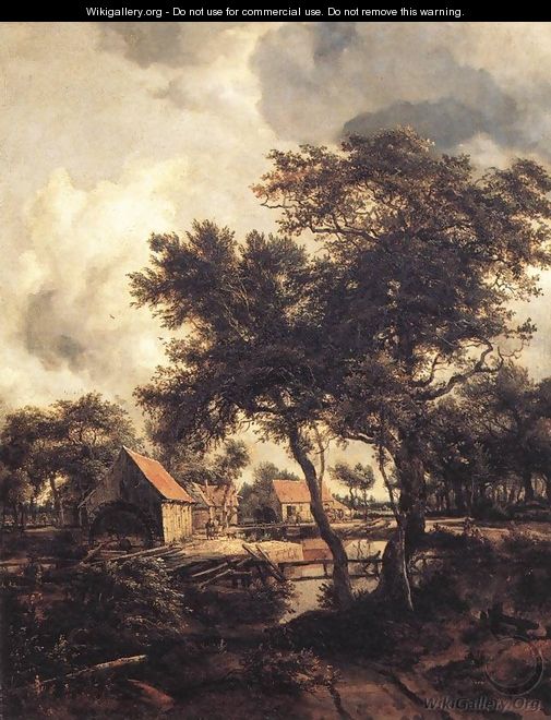 The Water Mill 1660s - Meindert Hobbema