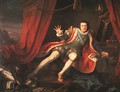 David Garrick as Richard III 1745 - William Hogarth
