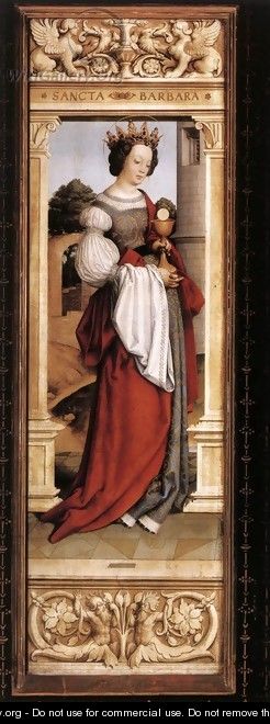 St Barbara 1516 - Hans, the Younger Holbein
