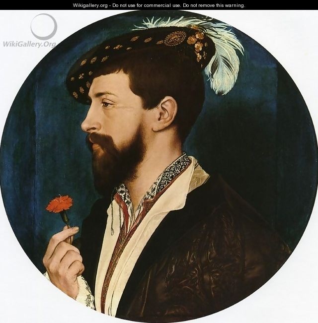 Portrait of Simon George 1536-37 - Hans, the Younger Holbein