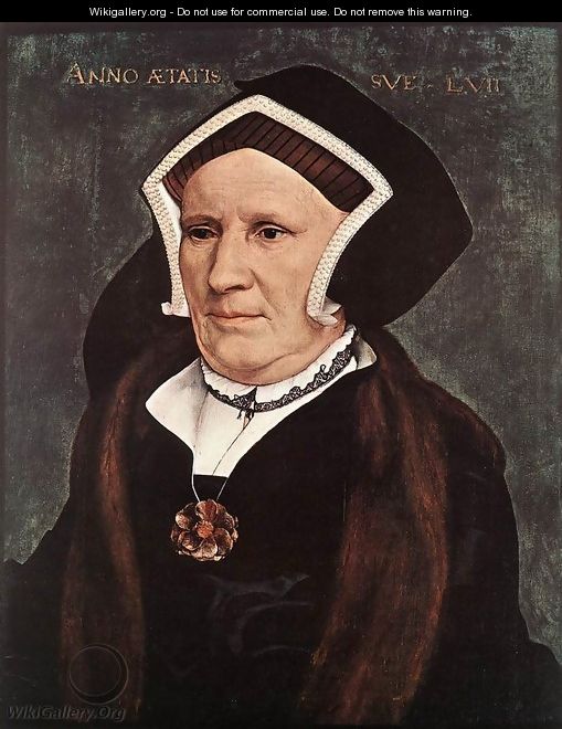 Portrait of Lady Margaret Butts 1543 - Hans, the Younger Holbein