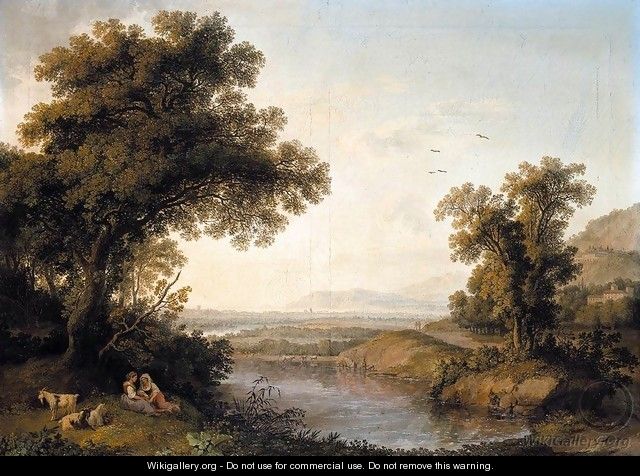 Italianate Landscape 1778 - Jacob Philipp Hackert