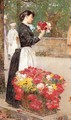 Flower Girl 1888 - Childe Hassam