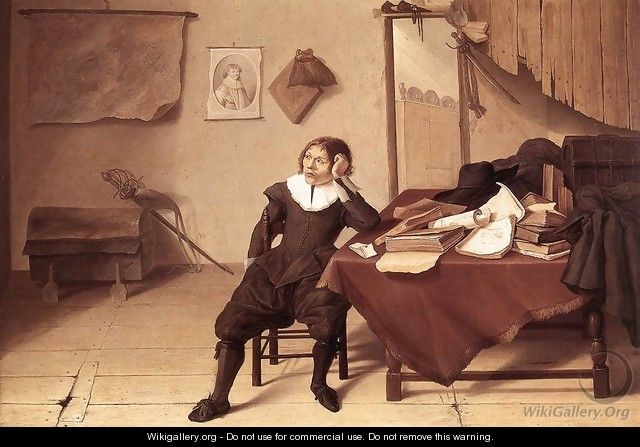 Student in his Study 1628 - Jan Davidsz. De Heem