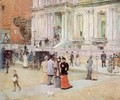 The Manhattan Club (The Stewart Mansion) 1891 - Childe Hassam